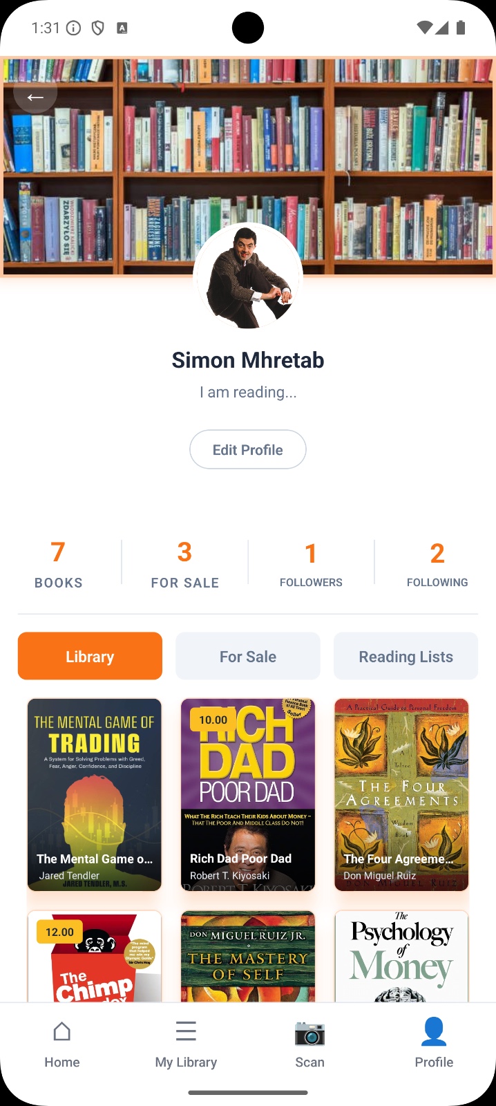 BookSycle App - Book Marketplace Browse